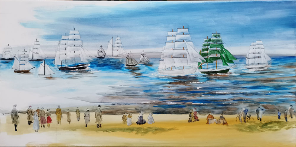 Great Sailship Parade at the Weser Bremerhaven
